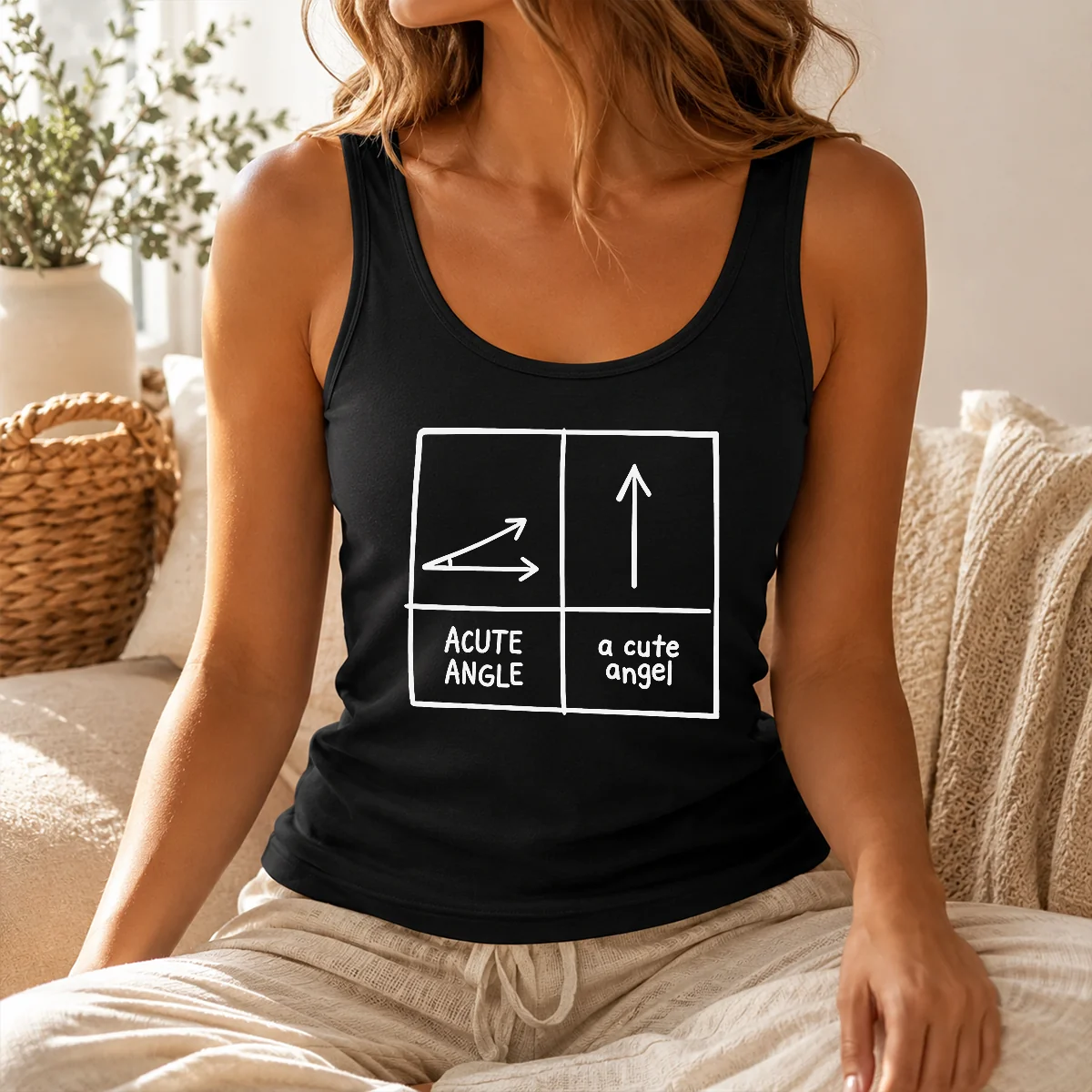 Original Acute Angle And A Cute Angel Geek Shirt - Image 2