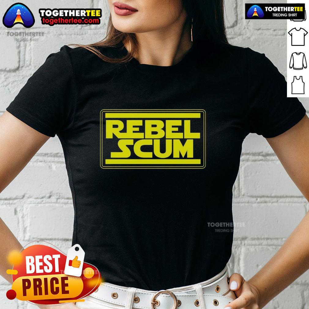 Original Rebel Scum Inspired By Star War Logo T-Shirt - Image 3