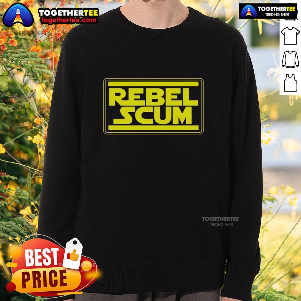 Original Rebel Scum Inspired By Star War Logo T-Shirt - Image 5