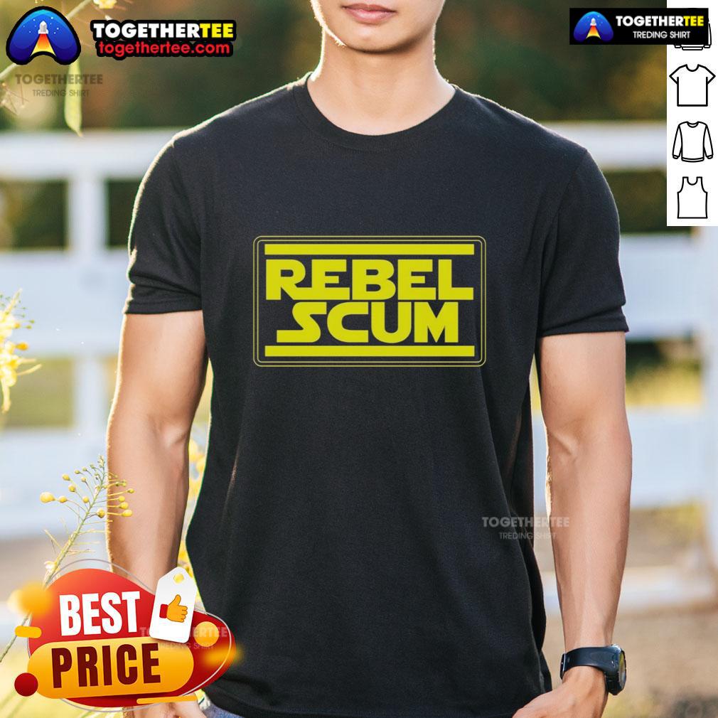 Original Rebel Scum Inspired By Star War Logo T-Shirt