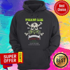Alternative view of Skull The Walking Dead 2020 Pandemic Covid 19 In Case Of Emergency War This Shirt