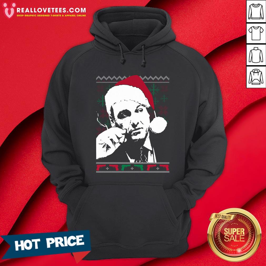 Cute Santa Tony Soprano Ugly Christmas Shirt - Image 4