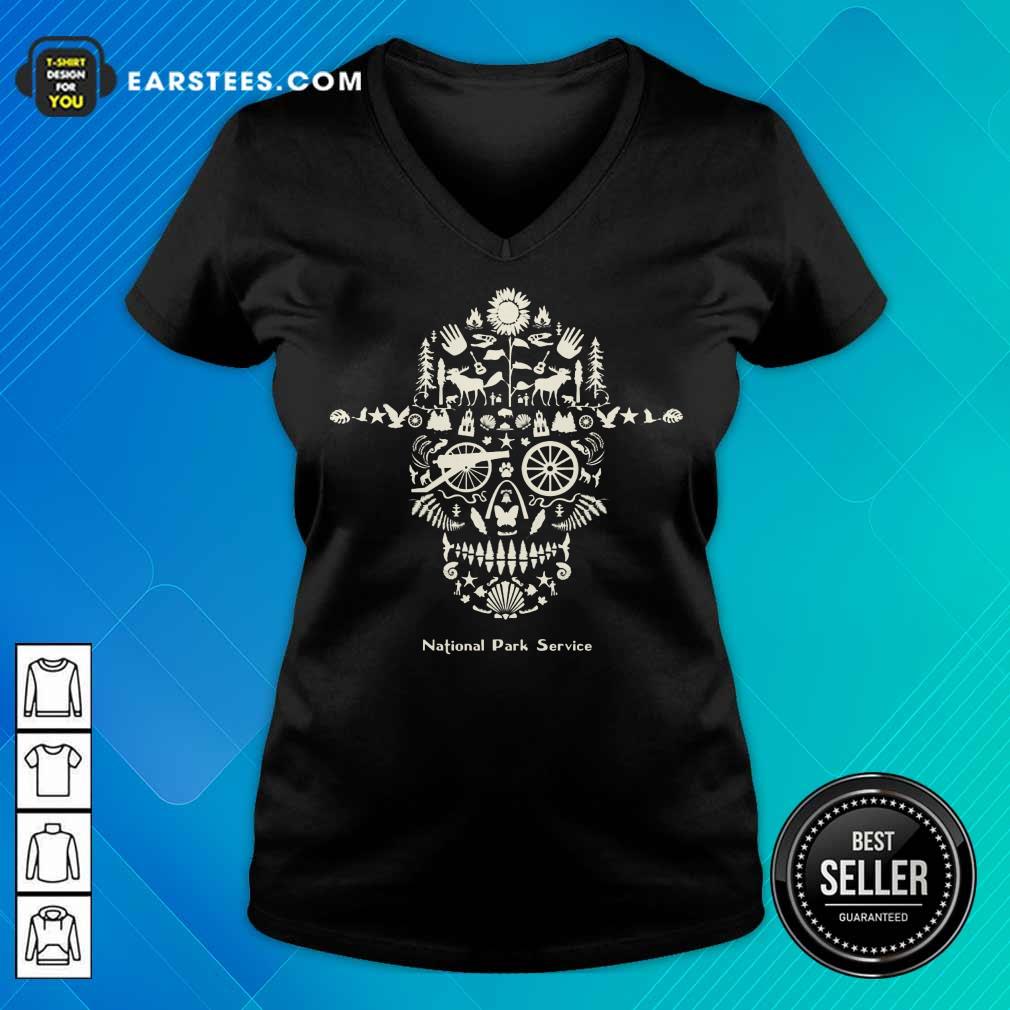 Top Skull National Parks Service Shirt - Image 4
