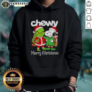 Alternative view of Awesome Chewy X Grinch And Snoopy Merry Christmas T-Shirt