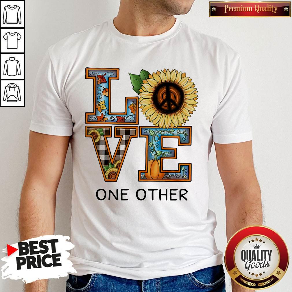 Awesome Love One Other Sunflower Pumpkin Shirt