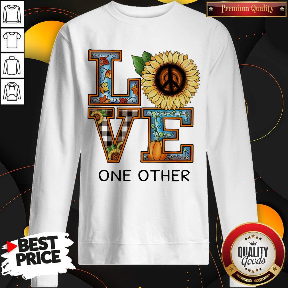 Awesome Love One Other Sunflower Pumpkin Shirt - Image 5