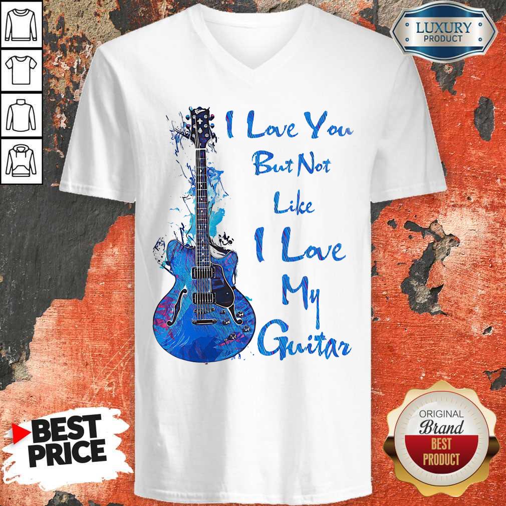Top I Love You But Not Like I Lobe My Guitar Shirt - Image 4