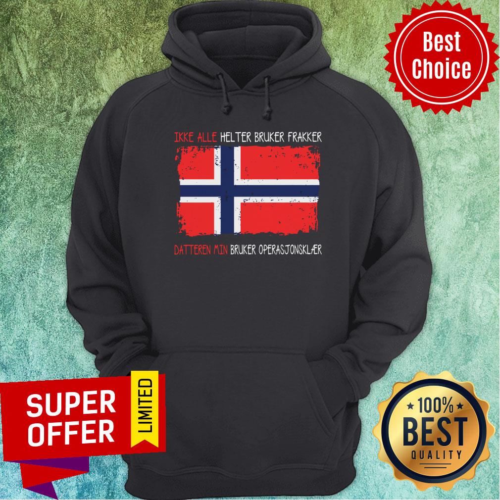 Noway Flag Ikke Alle Helter Bruker Frakker Shirt - Image 5