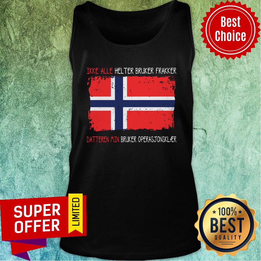 Noway Flag Ikke Alle Helter Bruker Frakker Shirt - Image 3