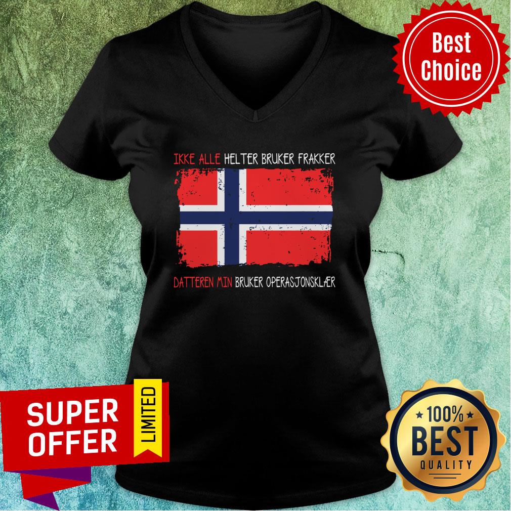 Noway Flag Ikke Alle Helter Bruker Frakker Shirt - Image 2