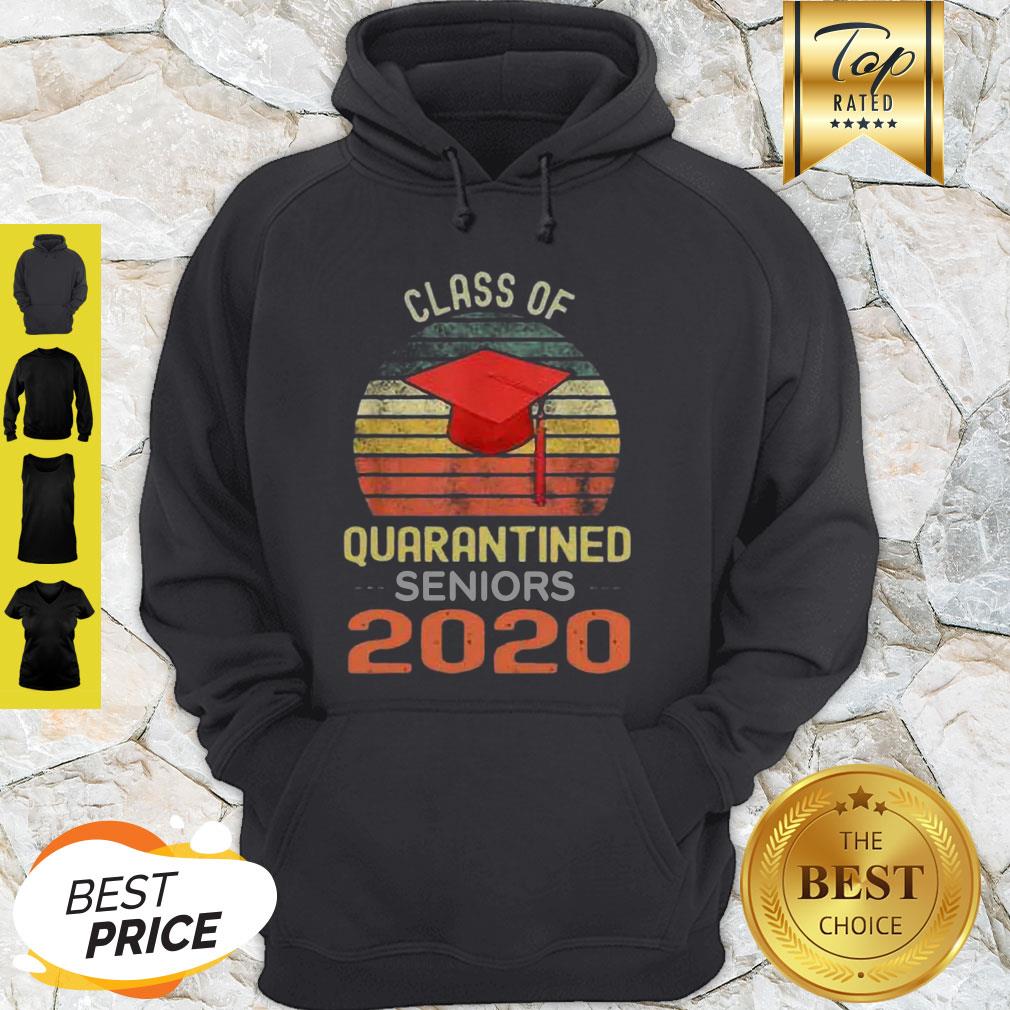 Class Of Quarantined Seniors 2020 Flu Coronavirus Vintage Shirt - Image 5