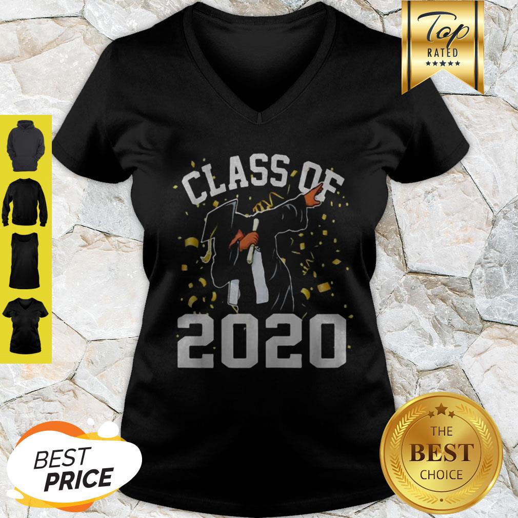 Dabbing Graduation Senior Class 2020 Coronavirus Shirt - Image 2