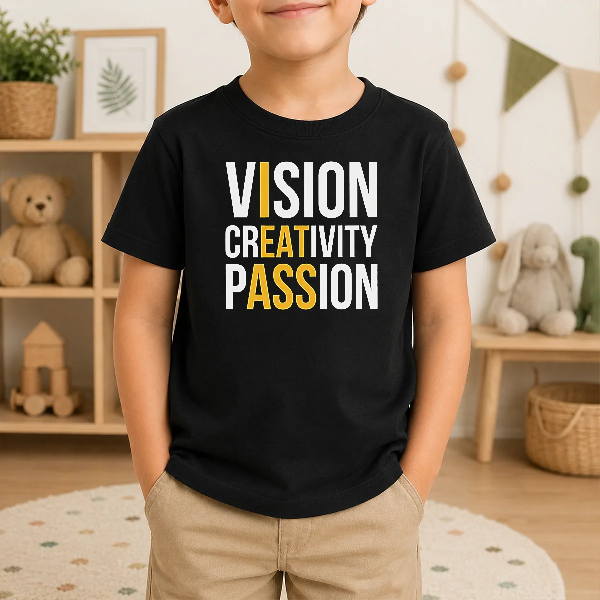 Happy Nice Vision Creativity Passion I Eat Ass Funny Shirt - Image 9