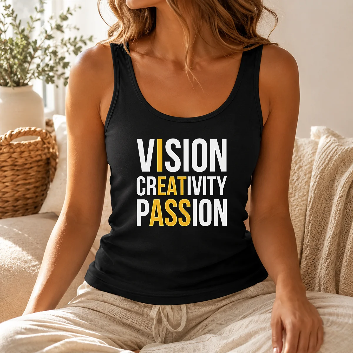 Happy Nice Vision Creativity Passion I Eat Ass Funny Shirt - Image 3