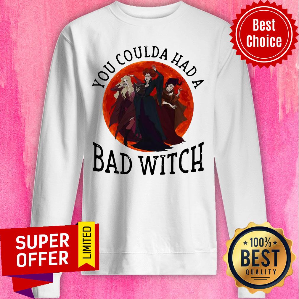 Hocus Pocus You Coulda Had A Bad Witch Sunset Halloween Shirt - Image 2