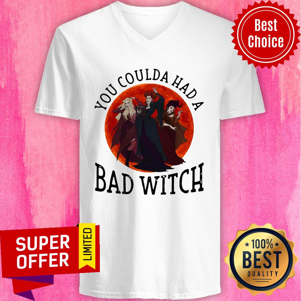 Hocus Pocus You Coulda Had A Bad Witch Sunset Halloween Shirt - Image 4