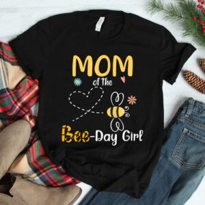 Mom Bee Birthday Party Matching Family Shirt