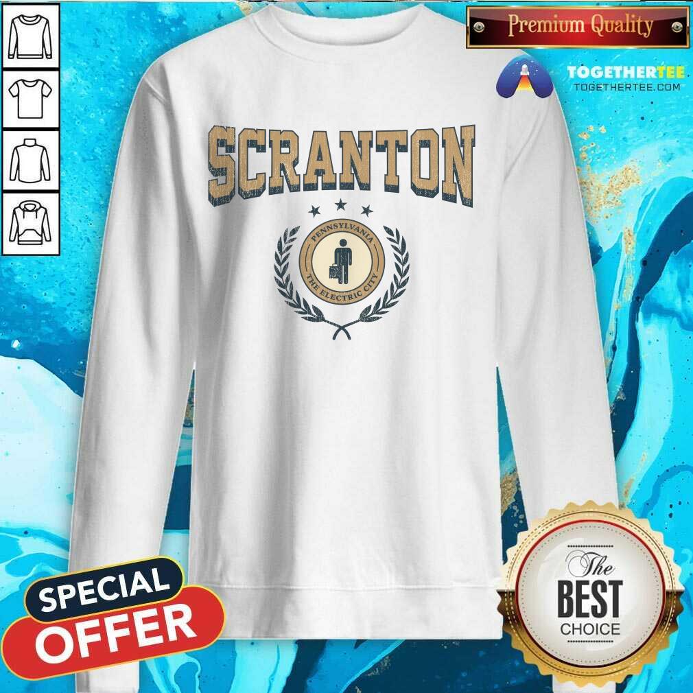 The Office Scranton Pennsylvania Varsity Comfort Colors T-Shirt - Image 5