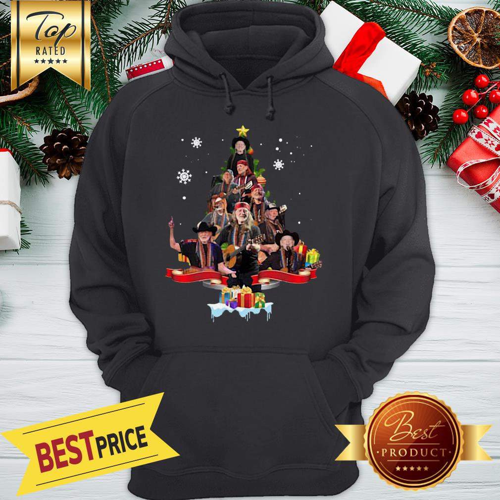Willie Nelson Christmas Tree Shirt - Image 5