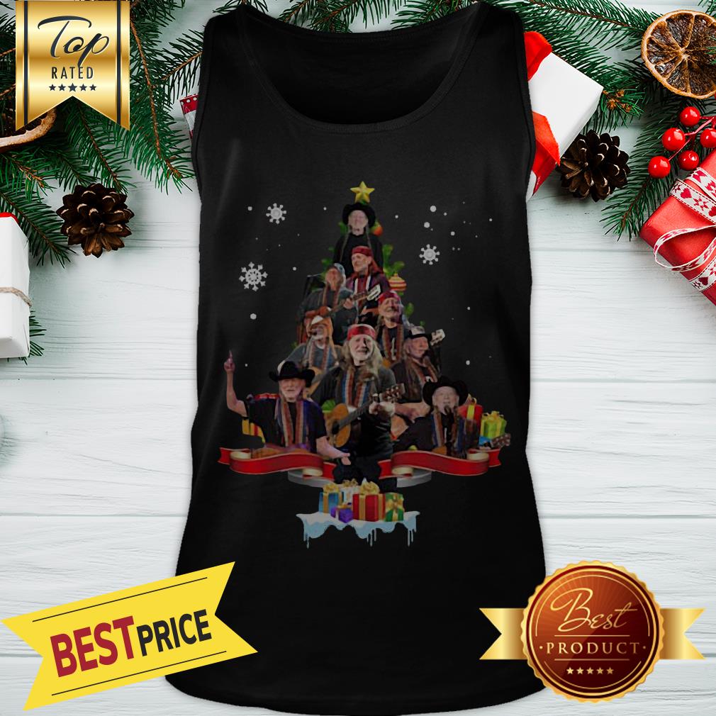 Willie Nelson Christmas Tree Shirt - Image 3