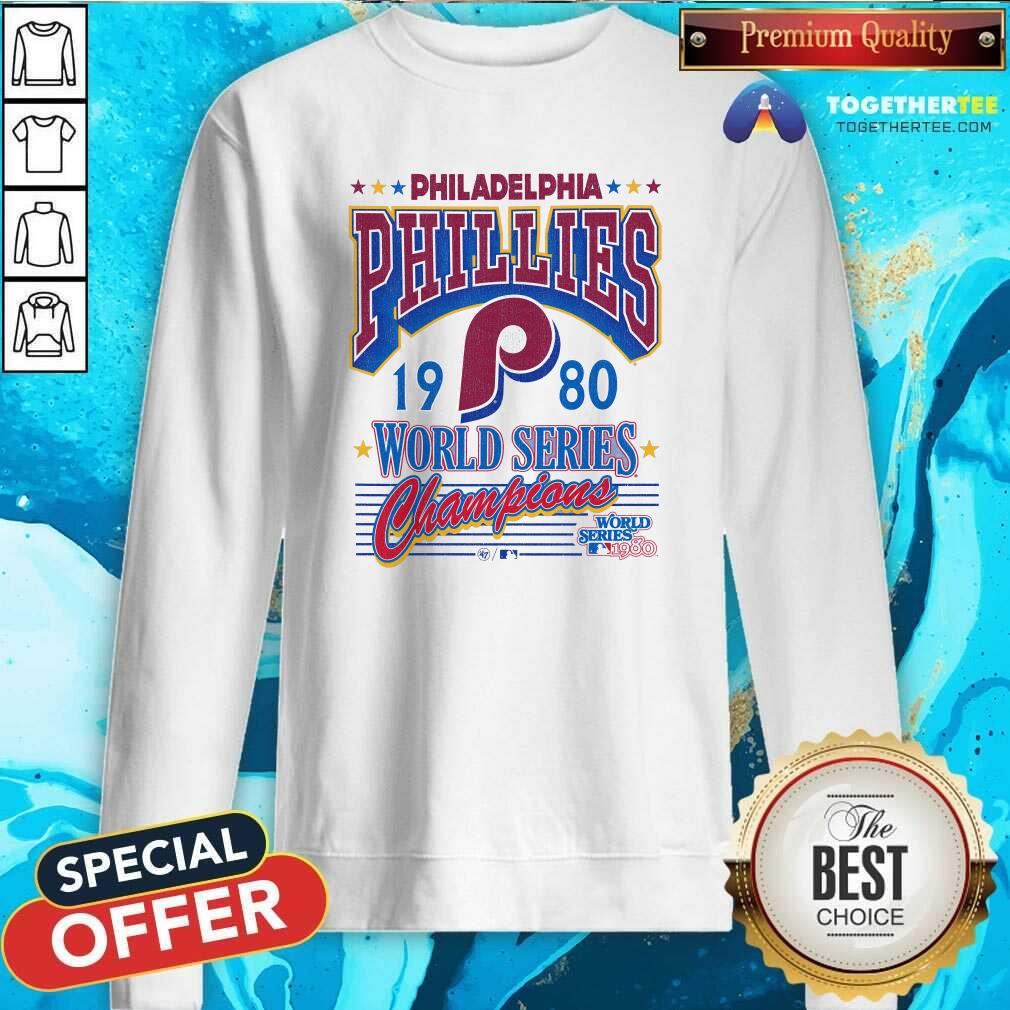 Pretty Philadelphia Phillies World Series Locker '47 Vintage T-Shirt - Image 5