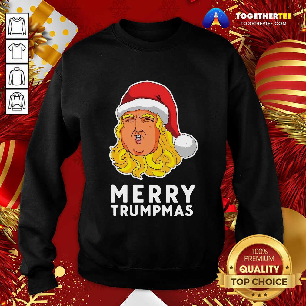 Funny Merry Trumpmas Christmas Shirt - Image 4