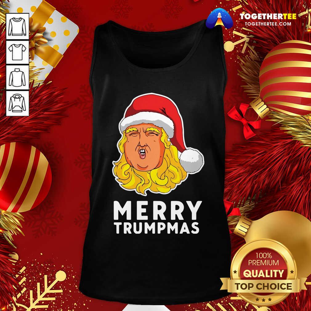 Funny Merry Trumpmas Christmas Shirt - Image 3