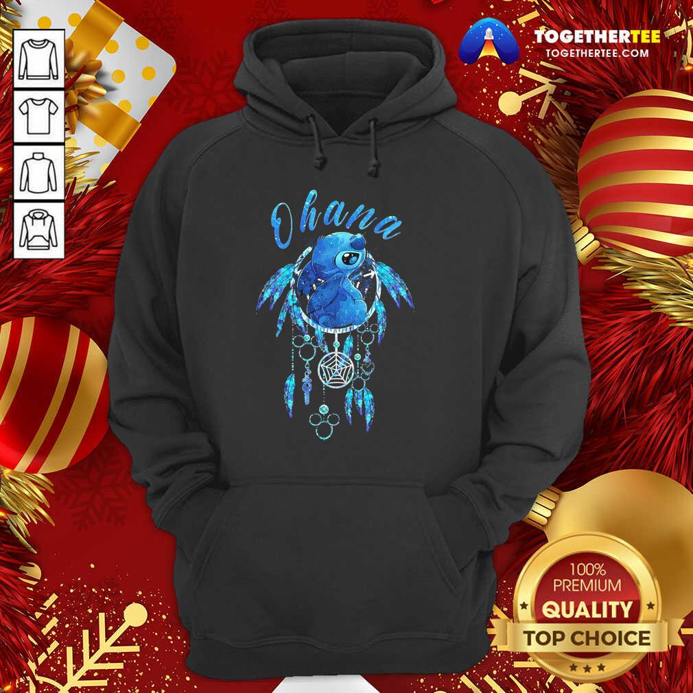 Nice Blue Stitch Dream Catcher Ohana Shirt - Image 5