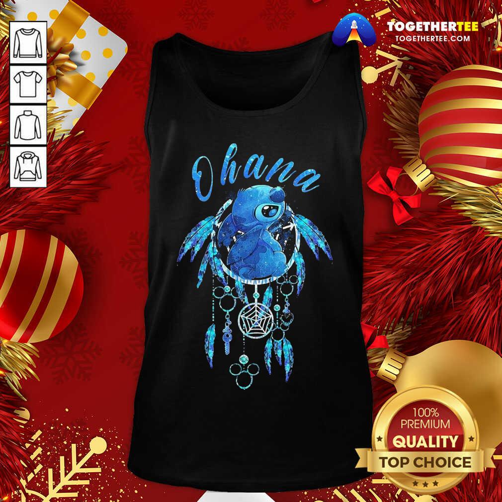 Nice Blue Stitch Dream Catcher Ohana Shirt - Image 3