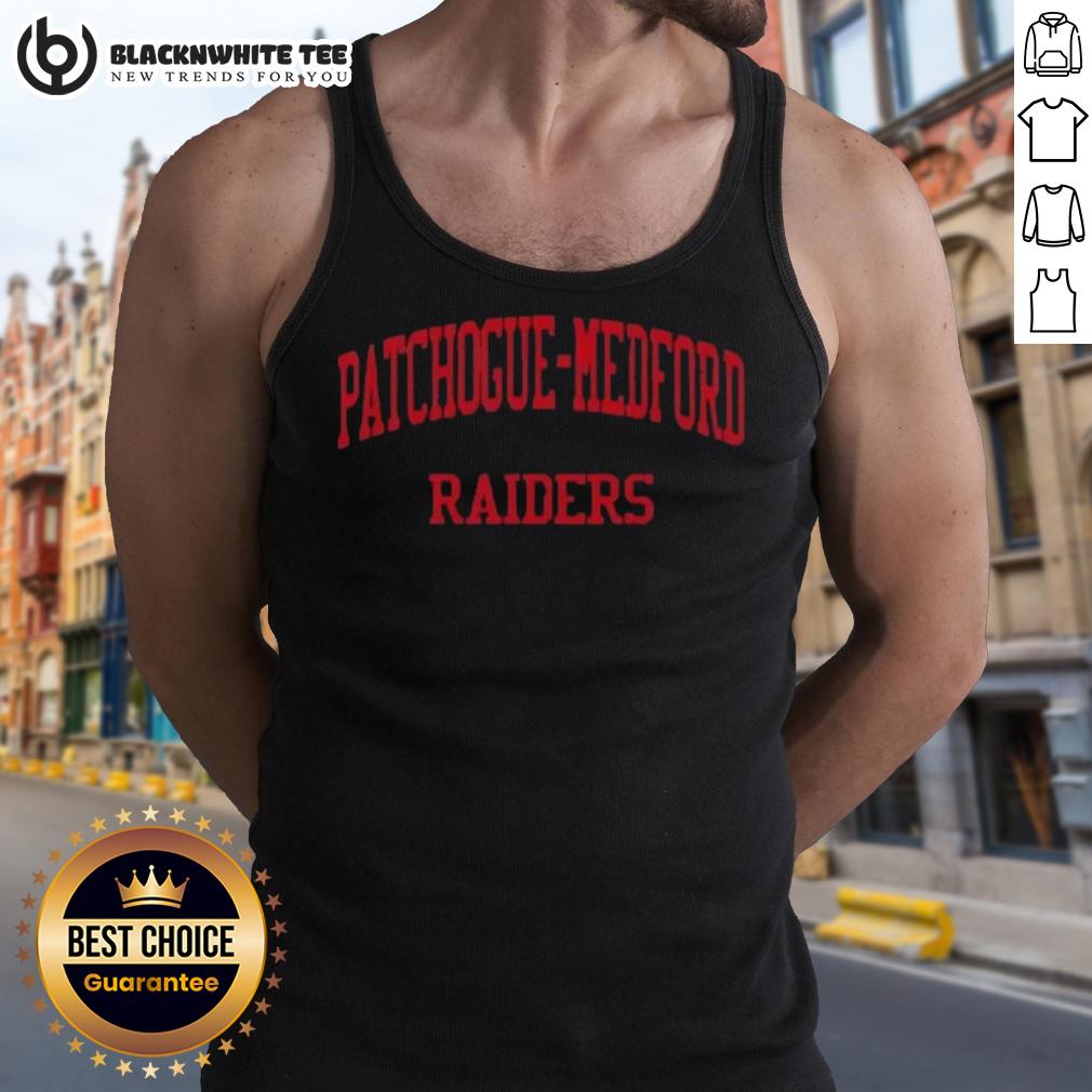 Good Patchogue Medford Raiders High School Medford Ny Sports T-Shirt - Image 4