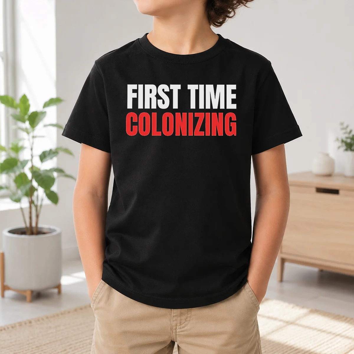 Awesome Original First Time Colonizing Shirt - Image 9