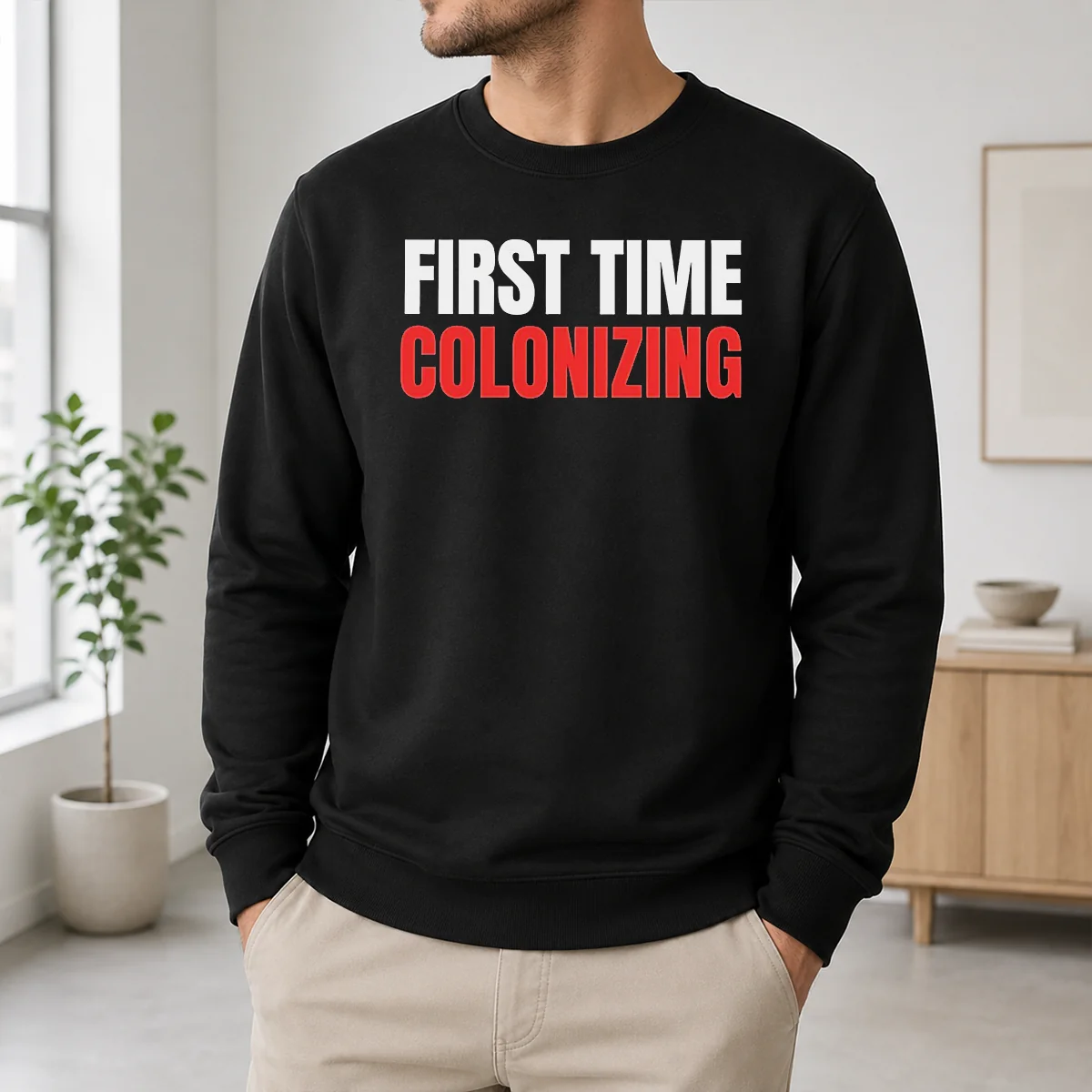 Awesome Original First Time Colonizing Shirt - Image 6