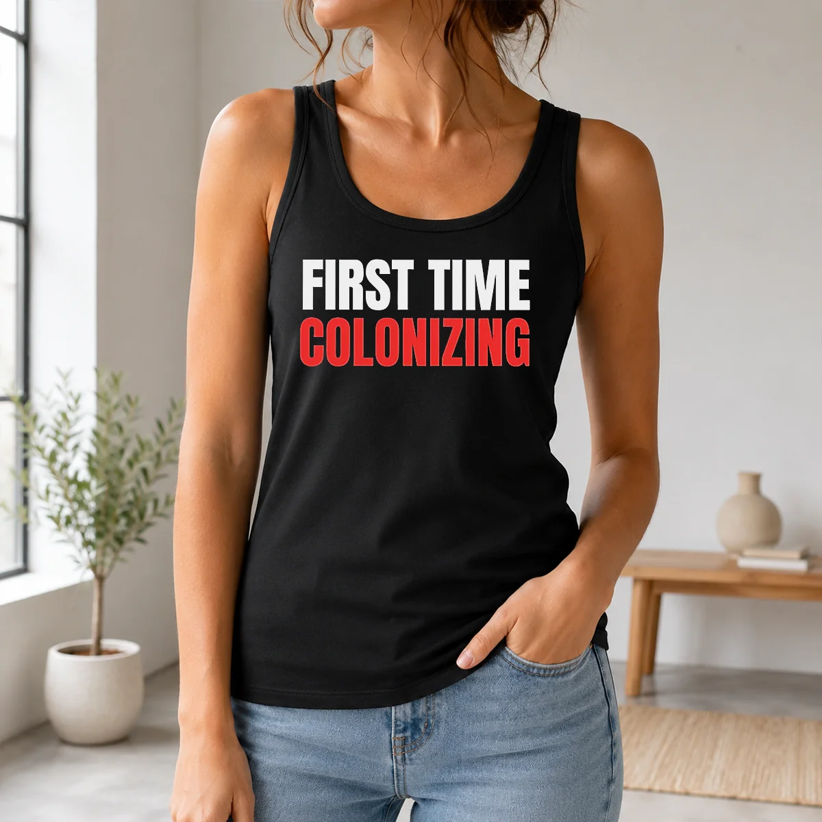 Awesome Original First Time Colonizing Shirt - Image 3