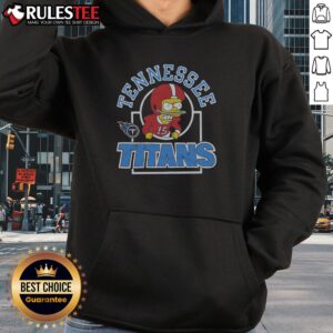 Alternative view of Awesome The Simpsons Bart X Tennessee Titans T-Shirt