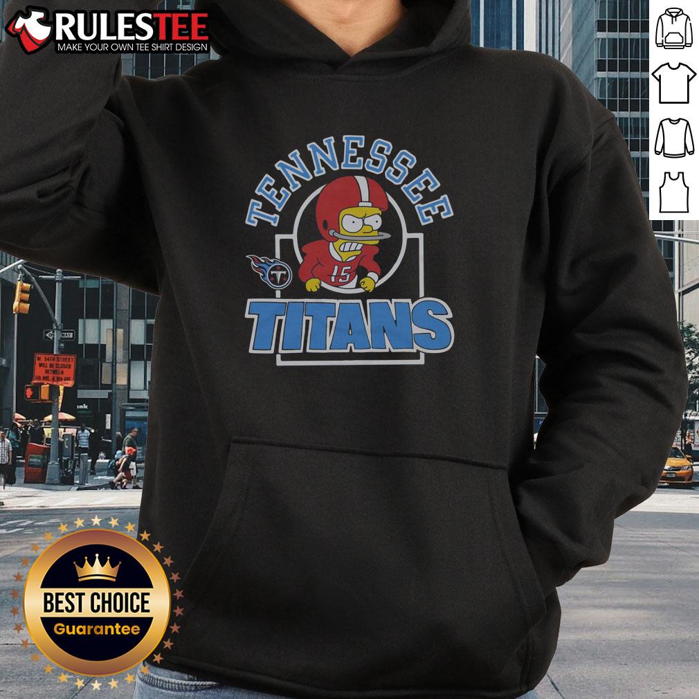 Awesome The Simpsons Bart X Tennessee Titans T-Shirt - Image 2