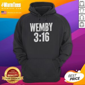 Alternative view of Awesome Victor Wembanyama Wearing Wemby 3 16 T-Shirt