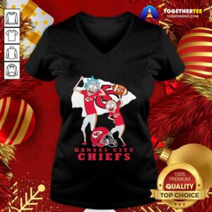 Alternative view of Original Rick And Morty Kansas City Chiefs Shirt
