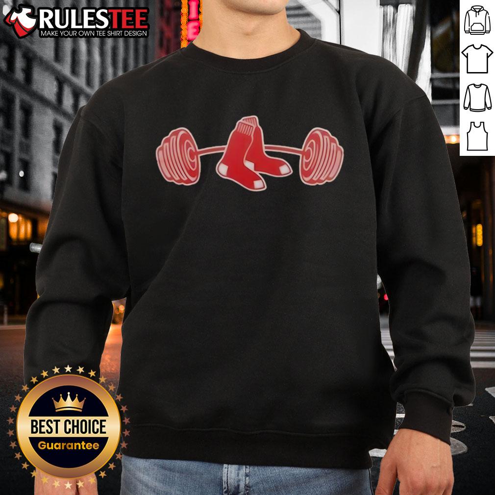 Official Alex Cora Gym Red Sox Look Stronger T-Shirt - Image 5