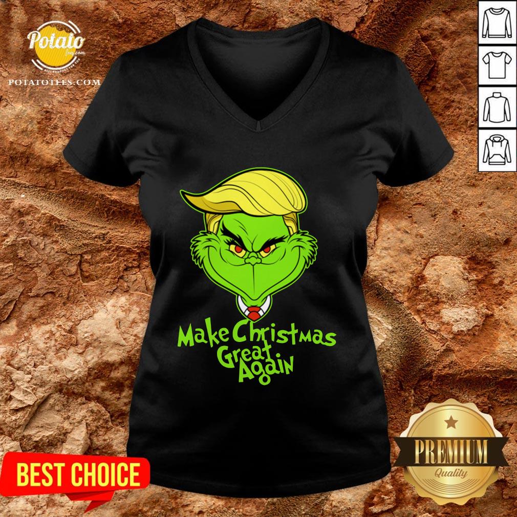 Perfect Grinch Trump Make Christmas Great Again Shirt - Image 2