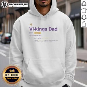 Alternative view of Top Minnesota Vikings Dad Definition T-Shirt