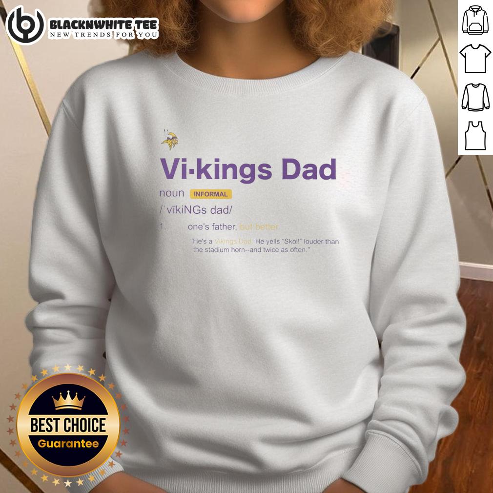 Top Minnesota Vikings Dad Definition T-Shirt - Image 5