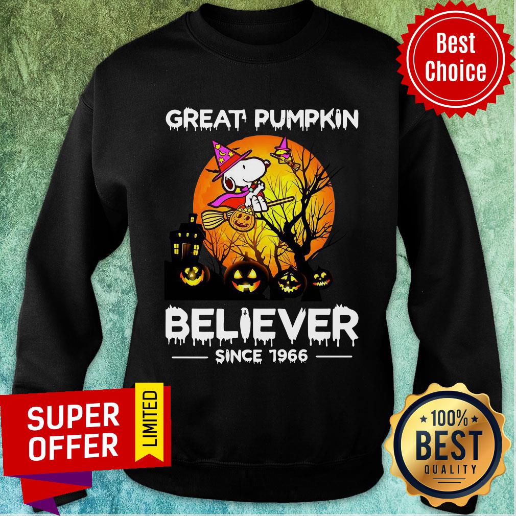 Snoopy Great Pumpkin Believer Since 1966 Shirt - Image 5