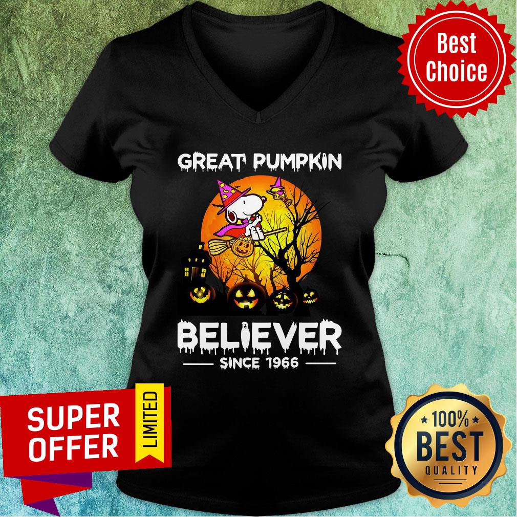 Snoopy Great Pumpkin Believer Since 1966 Shirt - Image 3