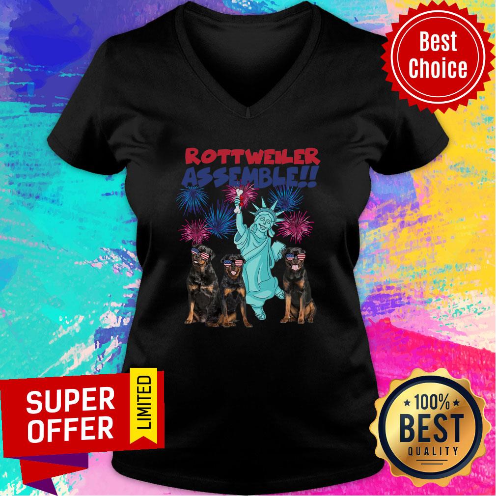 Official Rottweiler Happy Independence American Shirt - Image 3