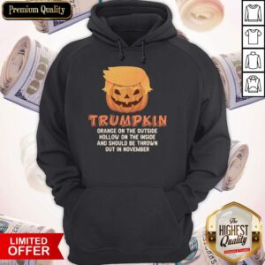 Alternative view of Good Trumpkin Orange On The Outside Hollow On The Inside And Should Be Thrown Out In November Shirt