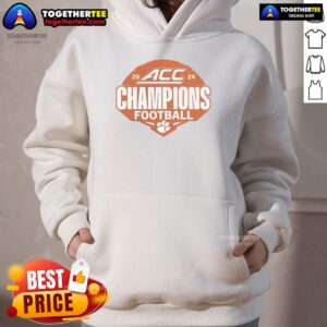 Alternative view of Official Clemson Tigers 2024 ACC Football Conference Champions T-Shirt