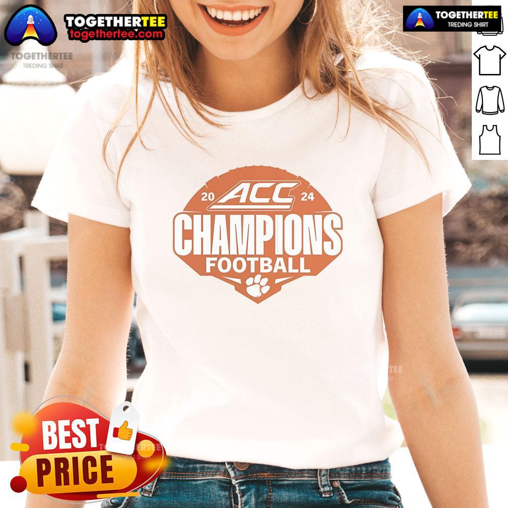 Official Clemson Tigers 2024 ACC Football Conference Champions T-Shirt - Image 3