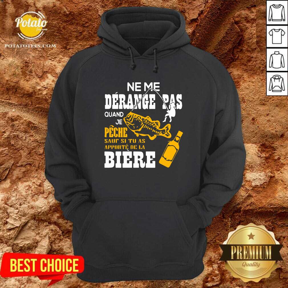 Ne Me Derance Pas Quand Je Peche Fish Shirt - Image 5