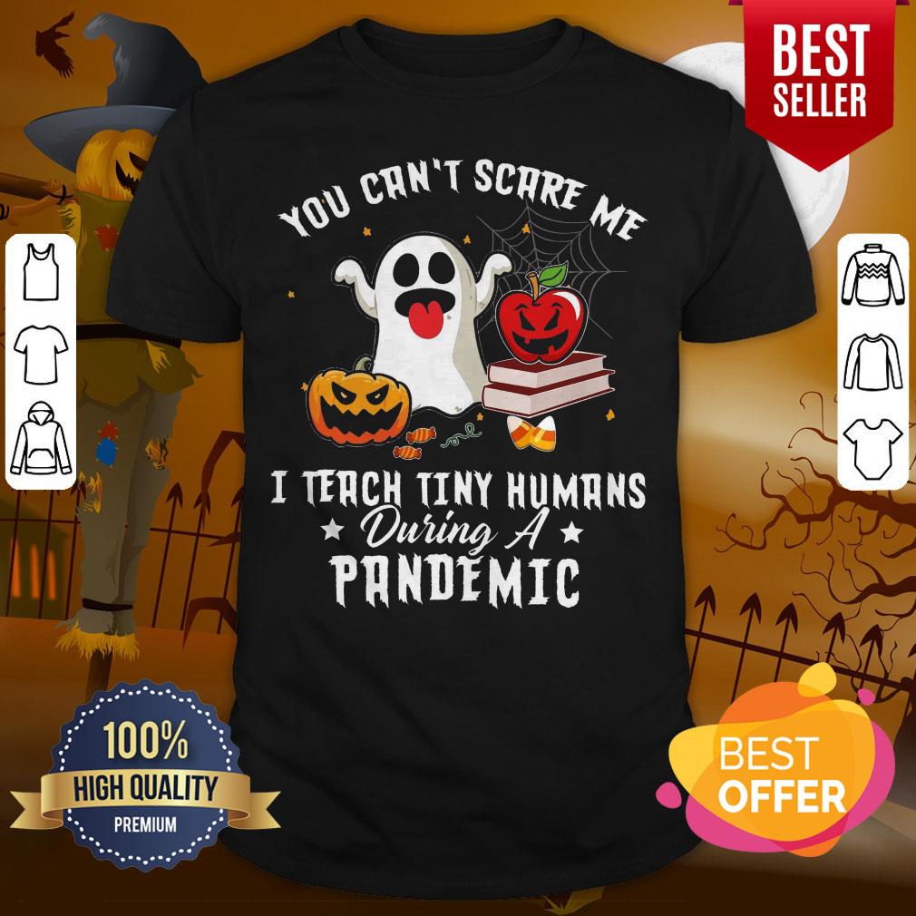 Happy You Can’t Scare Me I Teach Tiny Humans During A Pandemic Shirt