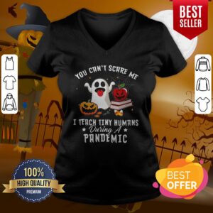 Alternative view of Happy You Can’t Scare Me I Teach Tiny Humans During A Pandemic Shirt